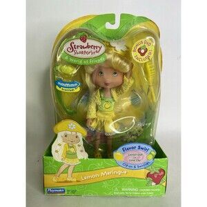 2006 Playmates Strawberry Shortcake Flavor Swirl Lemon Meringue Doll NEW in box